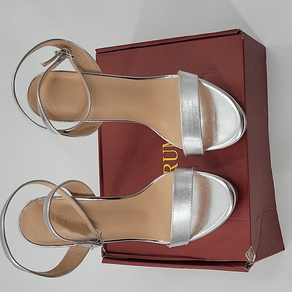 Silver Platform Stiletto Heels - Picture 11 of 16